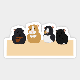 Guinea pigs Sticker